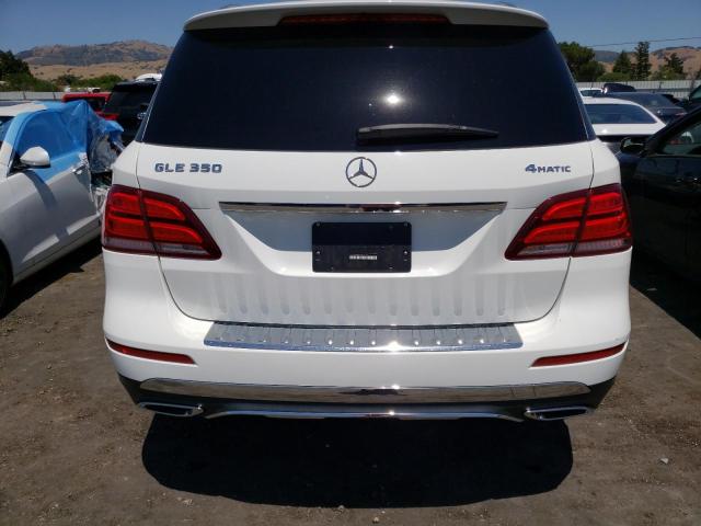 4JGDA5HB2HA909165 - 2017 MERCEDES-BENZ GLE 350 4MATIC WHITE photo 6