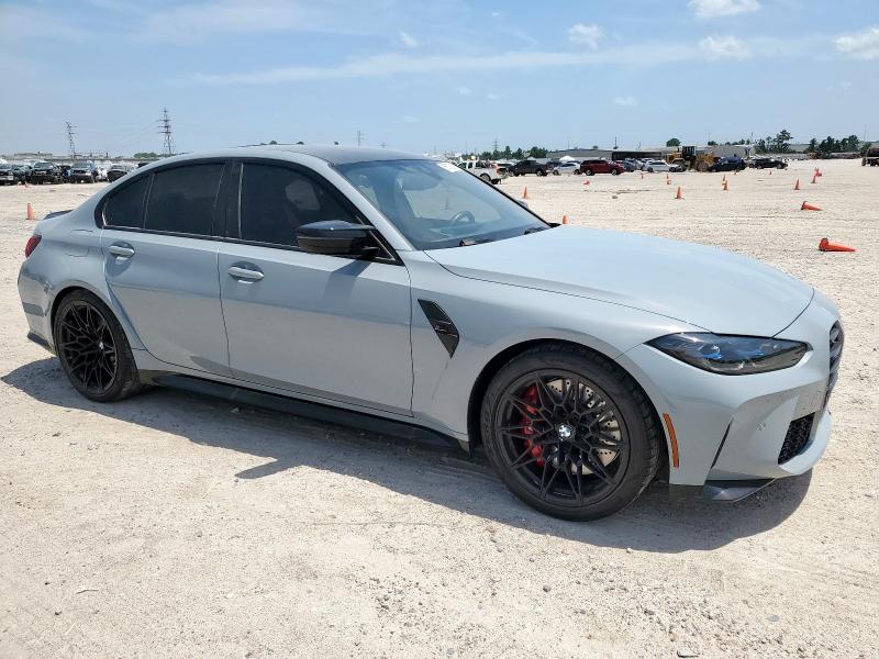WBS33AY04RFT55173 - 2024 BMW M3 COMPETITION GRAY photo 4