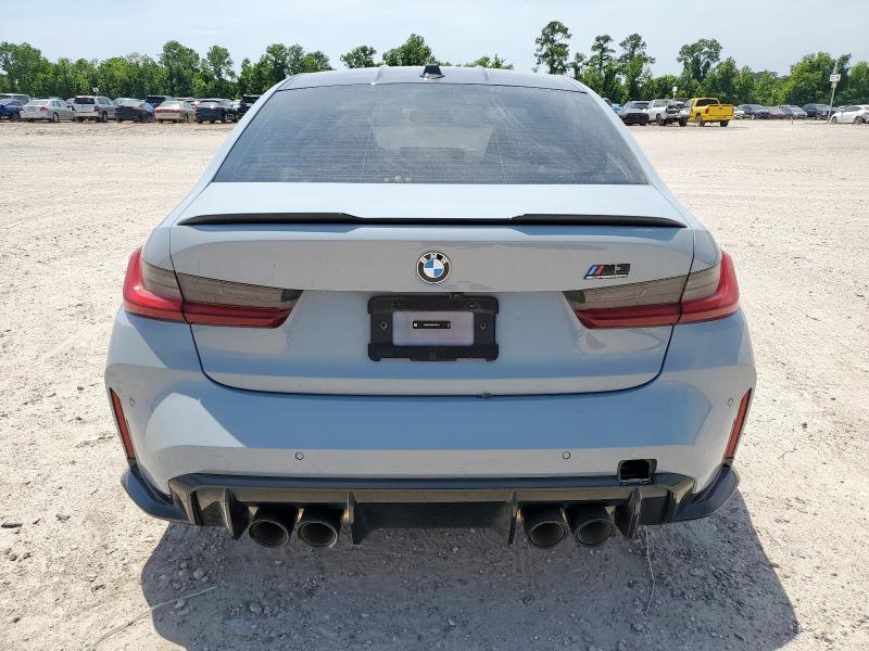 WBS33AY04RFT55173 - 2024 BMW M3 COMPETITION GRAY photo 6