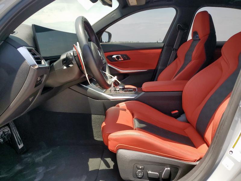 WBS33AY04RFT55173 - 2024 BMW M3 COMPETITION GRAY photo 7