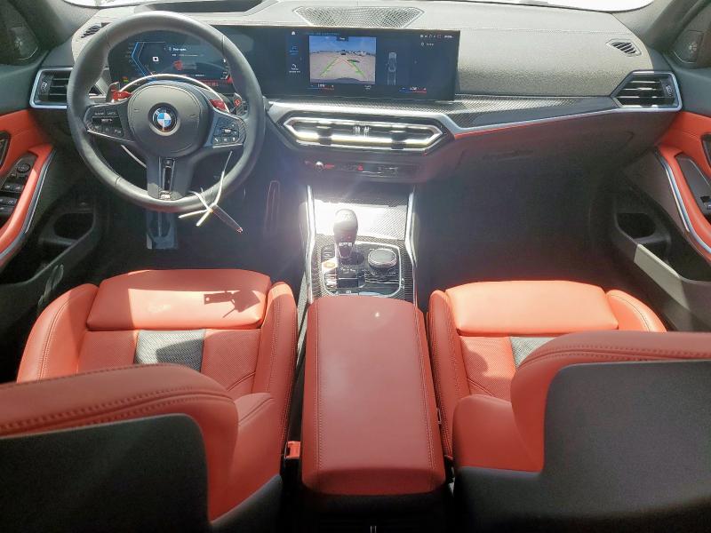 WBS33AY04RFT55173 - 2024 BMW M3 COMPETITION GRAY photo 8