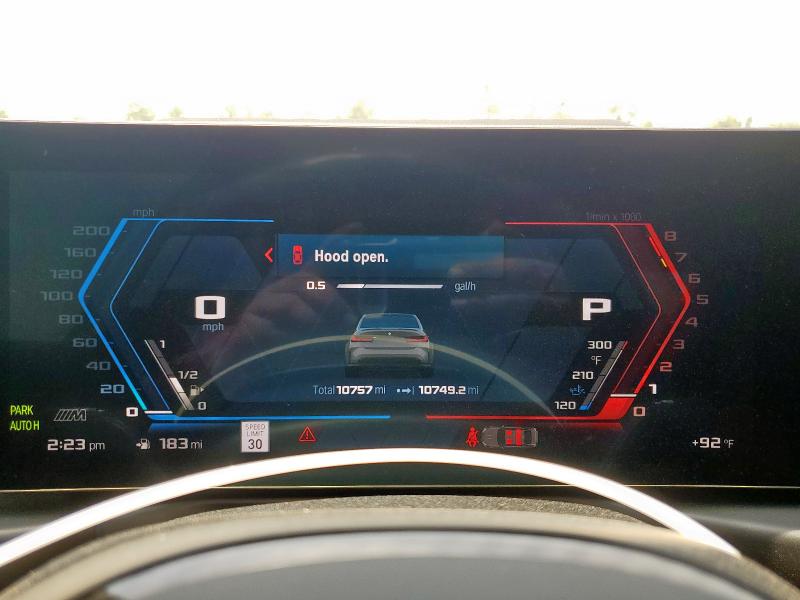 WBS33AY04RFT55173 - 2024 BMW M3 COMPETITION GRAY photo 9