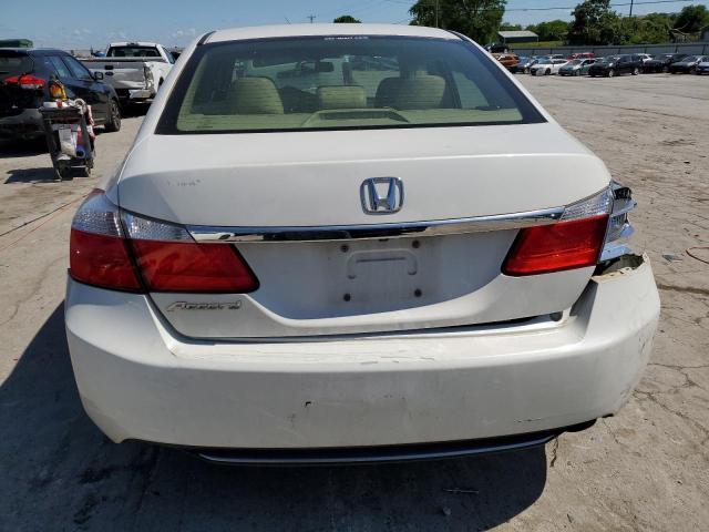 1HGCR2F32EA077536 - 2014 HONDA ACCORD LX WHITE photo 6