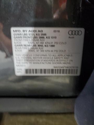 WA1C4AFY4K2079159 - 2019 AUDI SQ5 PRESTIGE GRAY photo 13