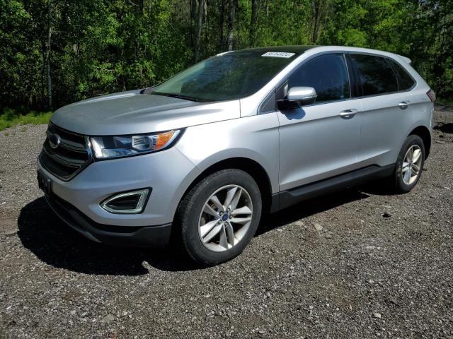 2FMPK4J93HBC38105 - 2017 FORD EDGE SEL SILVER photo 1