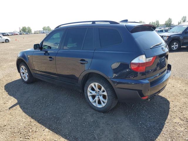 WBXPC93449WJ24536 - 2009 BMW X3 XDRIVE30I BLUE photo 2