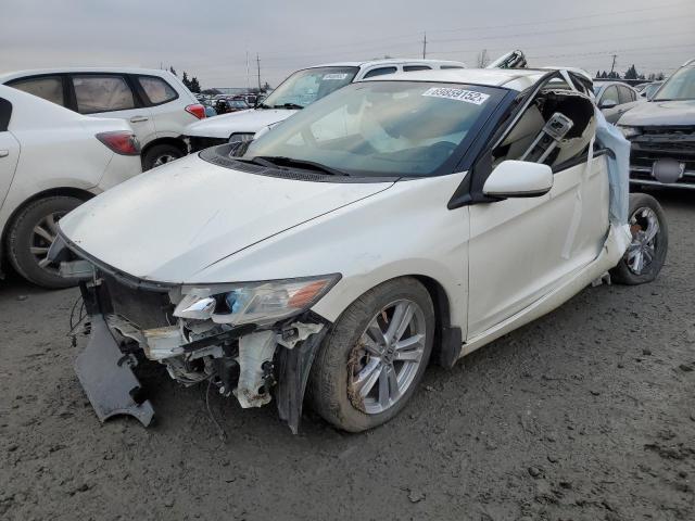 JHMZF1C63BS014136 - 2011 HONDA CR-Z EX WHITE photo 1