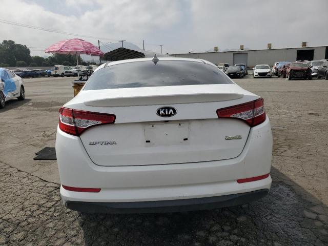 KNAGM4AD7D5053554 - 2013 KIA OPTIMA HYBRID WHITE photo 6