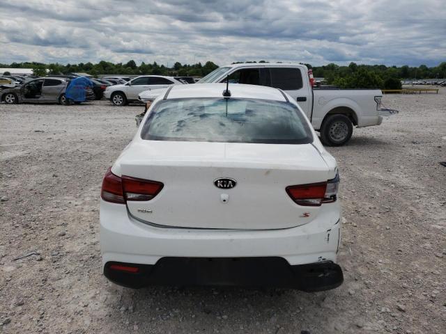 3KPA24AD9LE336040 - 2020 KIA RIO LX WHITE photo 6