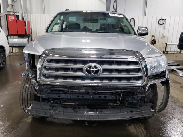 5TDDW5G12BS049213 - 2011 TOYOTA SEQUOIA PLATINUM SILVER photo 5