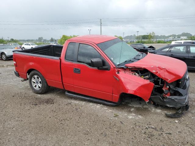 1FTRF12248KE88993 - 2008 FORD F150 RED photo 4