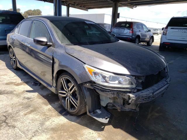 1HGCR2F12HA009031 - 2017 HONDA ACCORD SPORT SPECIAL EDITION GRAY photo 4