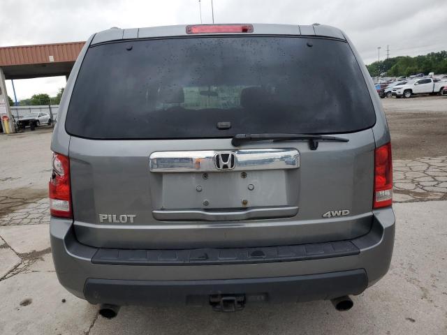 5FNYF48449B031511 - 2009 HONDA PILOT EX GRAY photo 6