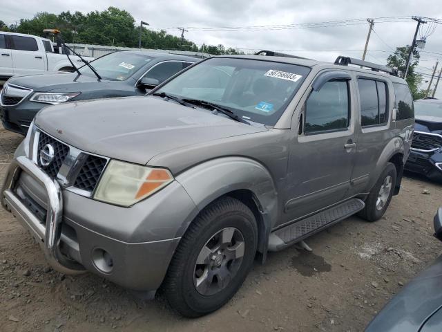 5N1AR18W55C710196 - 2005 NISSAN PATHFINDER LE 灰色 照片 1