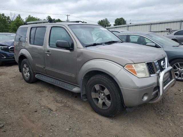 5N1AR18W55C710196 - 2005 NISSAN PATHFINDER LE 灰色 照片 4