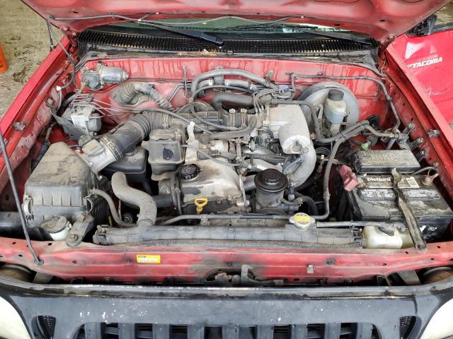 5TESM92N64Z369736 - 2004 TOYOTA TACOMA XTRACAB PRERUNNER წითელი ფოტო 11