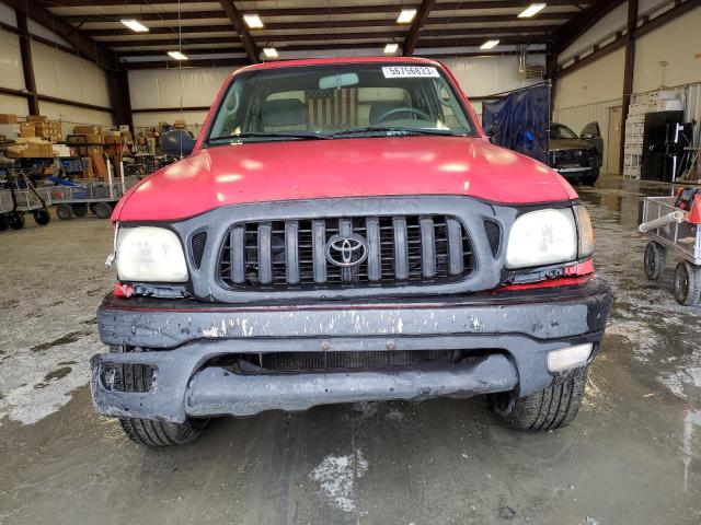 5TESM92N64Z369736 - 2004 TOYOTA TACOMA XTRACAB PRERUNNER RED photo 5
