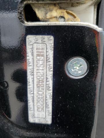 1HGCS12848A008285 - 2008 HONDA ACCORD EXL BLACK photo 12