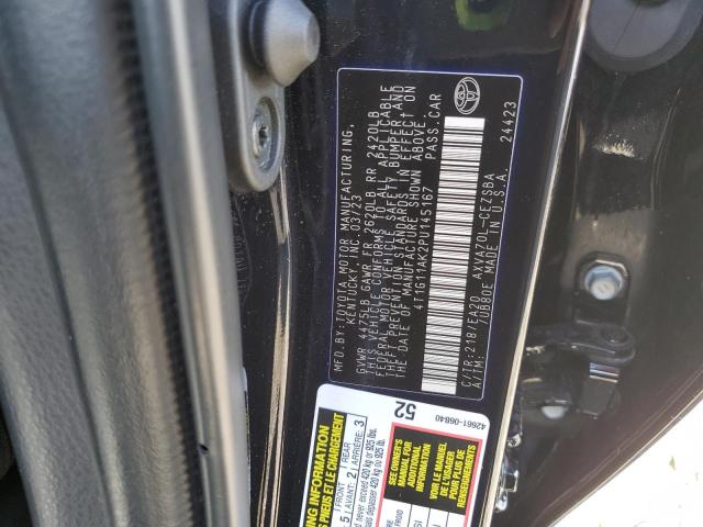 4T1G11AK2PU145167 - 2023 TOYOTA CAMRY SE NIGHT SHADE BLACK photo 12