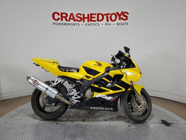 JH2PC35092M310148 - 2002 HONDA CBR600 F4 YELLOW photo 1