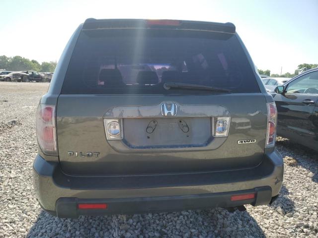 5FNYF18187B031156 - 2007 HONDA PILOT LX GRAY photo 6