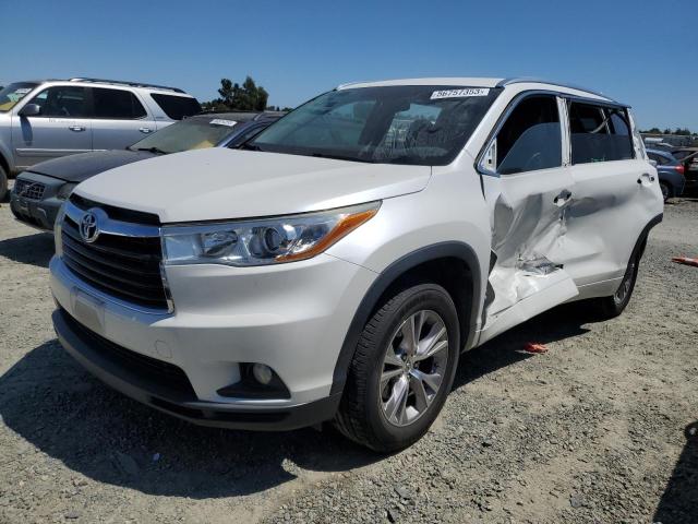 5TDKKRFH2ES035955 - 2014 TOYOTA HIGHLANDER XLE Ağ foto 1