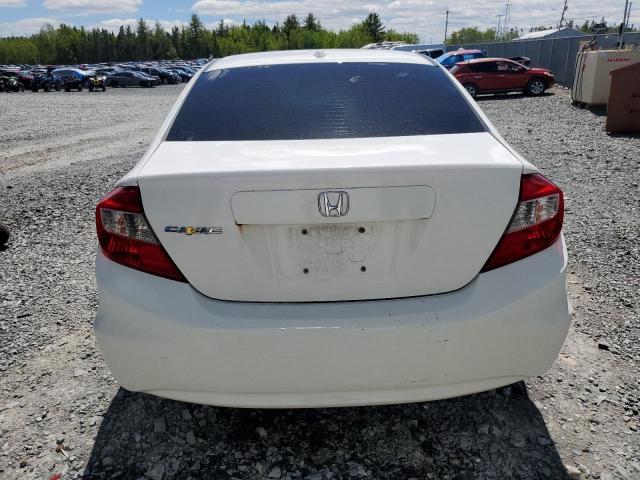 2HGFB2F93CH045375 - 2012 HONDA CIVIC EXL 白色 照片 6