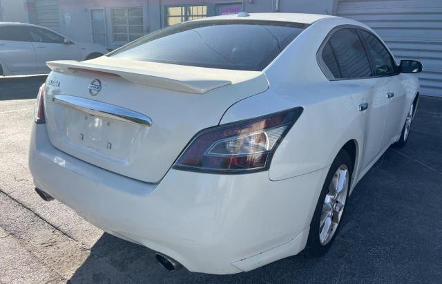 1N4AA5AP4DC817024 - 2013 NISSAN MAXIMA S أبيض صورة 4