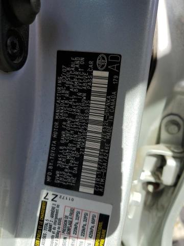 2T1KR30E37C669035 - 2007 TOYOTA COROLLA MA XR SILVER photo 12