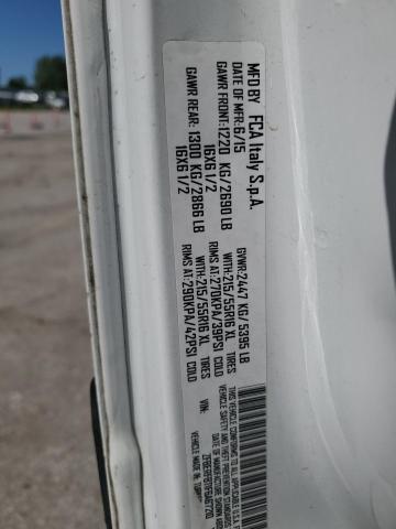 ZFBERFBT1F6A67210 - 2015 RAM PROMASTER SLT WHITE photo 13