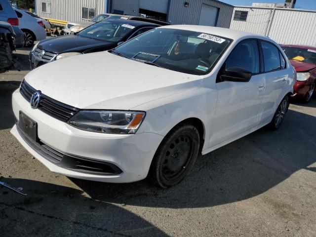 3VW2K7AJ2EM241739 - 2014 VOLKSWAGEN JETTA BASE Weiß Foto 1