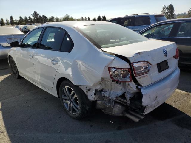 3VW2K7AJ2EM241739 - 2014 VOLKSWAGEN JETTA BASE Weiß Foto 2