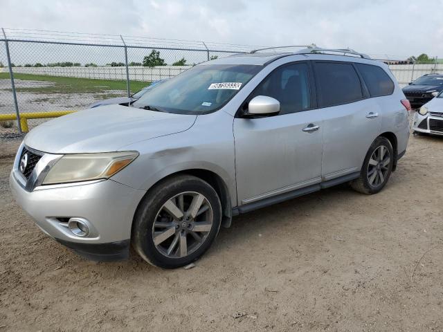 5N1AR2MM2EC690404 - 2014 NISSAN PATHFINDER S SILVER photo 1