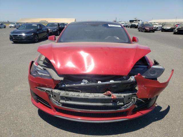 5YJSA1H11EFP49486 - 2014 TESLA MODEL S Qırmızı foto 5