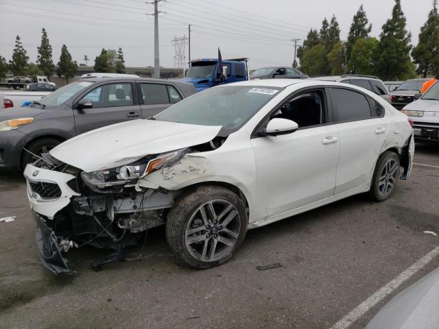 3KPF34AD0KE135970 - 2019 KIA FORTE GT LINE WHITE photo 1