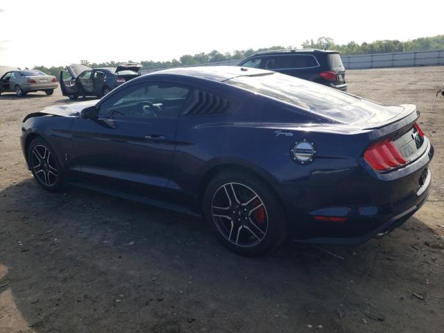 1FA6P8TH6K5182613 - 2019 FORD MUSTANG BLUE photo 2