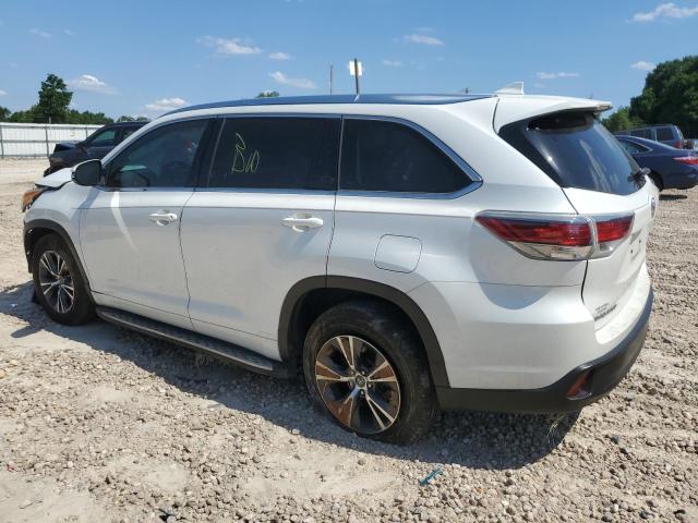 5TDKKRFHXGS135336 - 2016 TOYOTA HIGHLANDER XLE WHITE photo 2