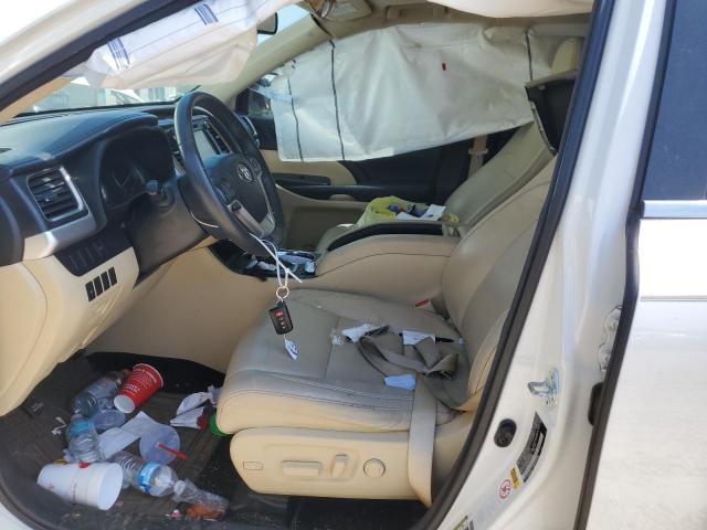 5TDKKRFHXGS135336 - 2016 TOYOTA HIGHLANDER XLE WHITE photo 7