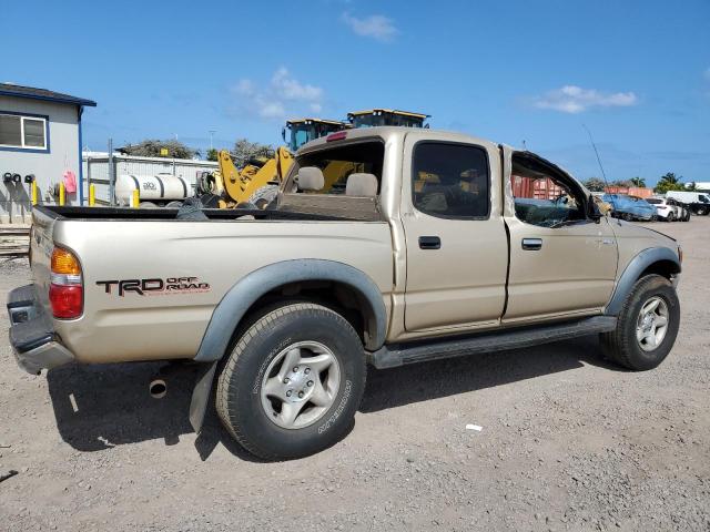 5TEGN92N42Z061156 - 2002 TOYOTA TACOMA DOUBLE CAB PRERUNNER BEIGE photo 3