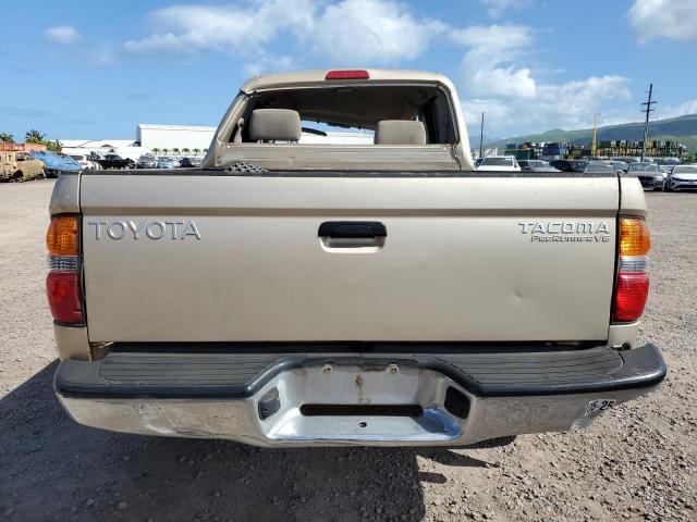 5TEGN92N42Z061156 - 2002 TOYOTA TACOMA DOUBLE CAB PRERUNNER BEIGE photo 6