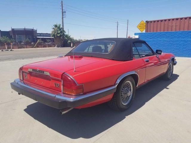 SAJNW4849LC173555 - 1990 JAGUAR XJS RED photo 4