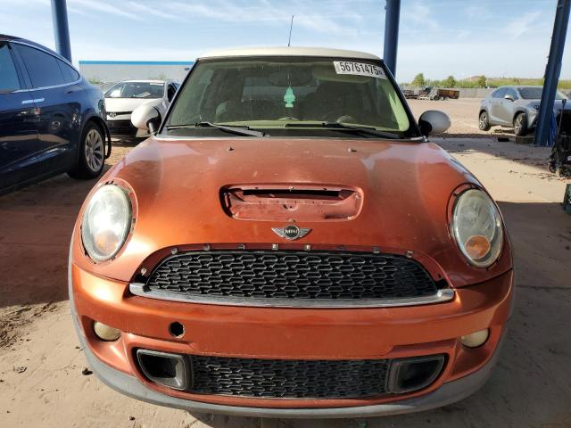 WMWSV3C5XCTY19147 - 2012 MINI COOPER S ORANGE photo 5