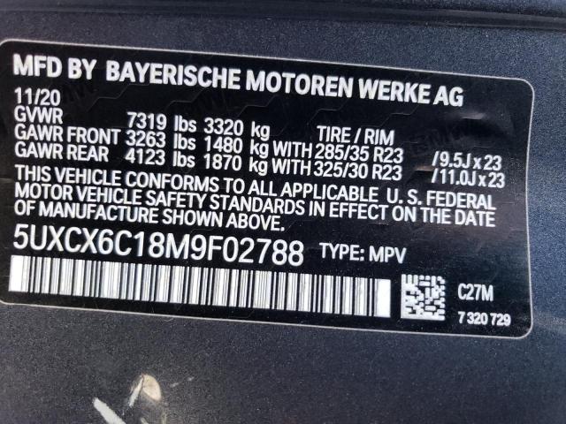 5UXCX6C18M9F02788 - 2021 BMW X7 ALPINA XB7 GRAY photo 14