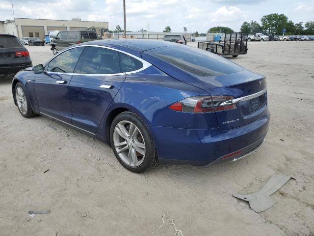 5YJSA1E29FF109170 - 2015 TESLA MODEL S Կապույտ լուսանկար 2