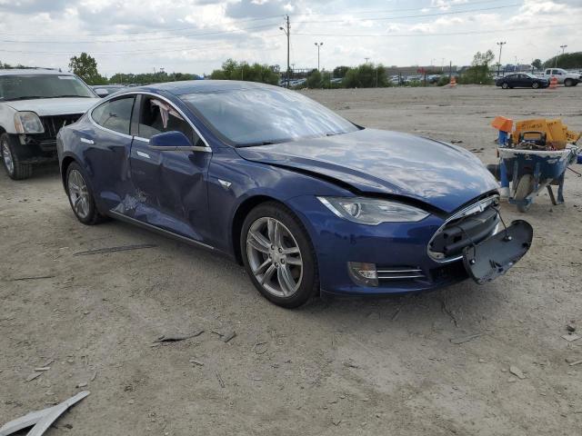 5YJSA1E29FF109170 - 2015 TESLA MODEL S Կապույտ լուսանկար 4