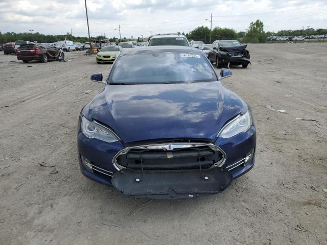 5YJSA1E29FF109170 - 2015 TESLA MODEL S Կապույտ լուսանկար 5