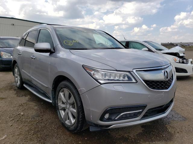 5FRYD4H80GB502011 - 2016 ACURA MDX ELITE GRAY photo 1