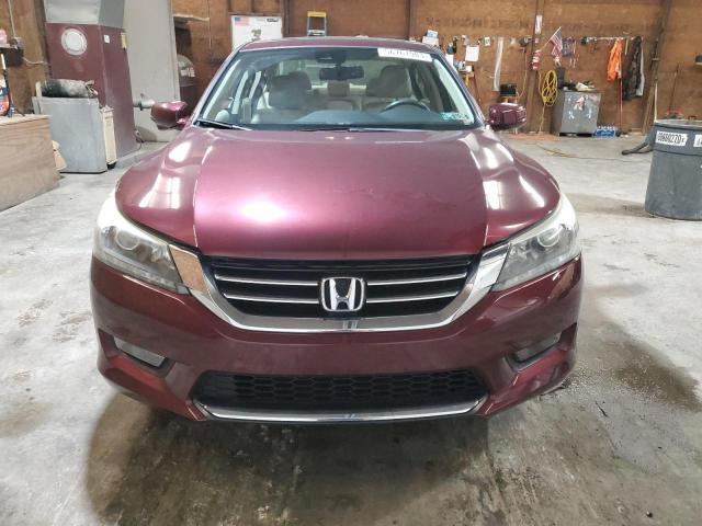 1HGCR3F80EA016512 - 2014 HONDA ACCORD EXL BURGUNDY photo 5