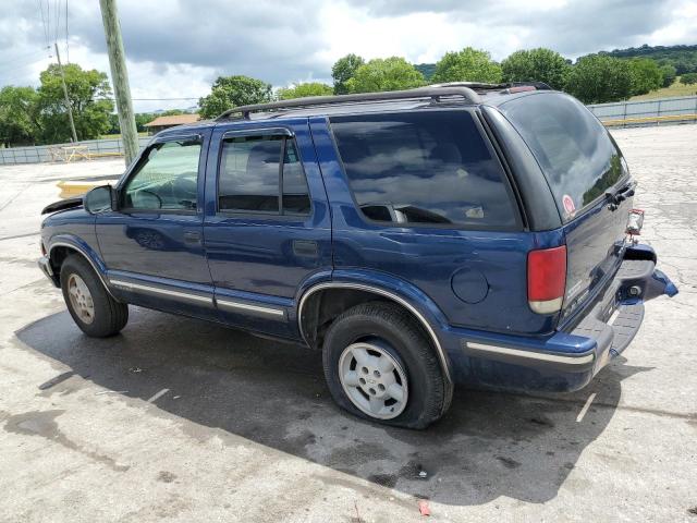 1GNDT13W4X2244884 - 1999 CHEVROLET BLAZER BLUE photo 2