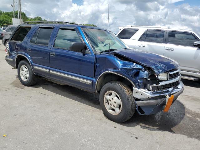 1GNDT13W4X2244884 - 1999 CHEVROLET BLAZER BLUE photo 4